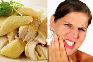 Ăn thịt gà đau răng không? Cần kiêng ăn gì khi bị đau răng?